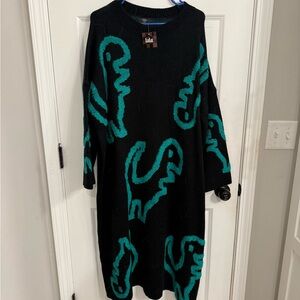 Dressed in LALA Rawr Means I Love You Oversized Knit Dress